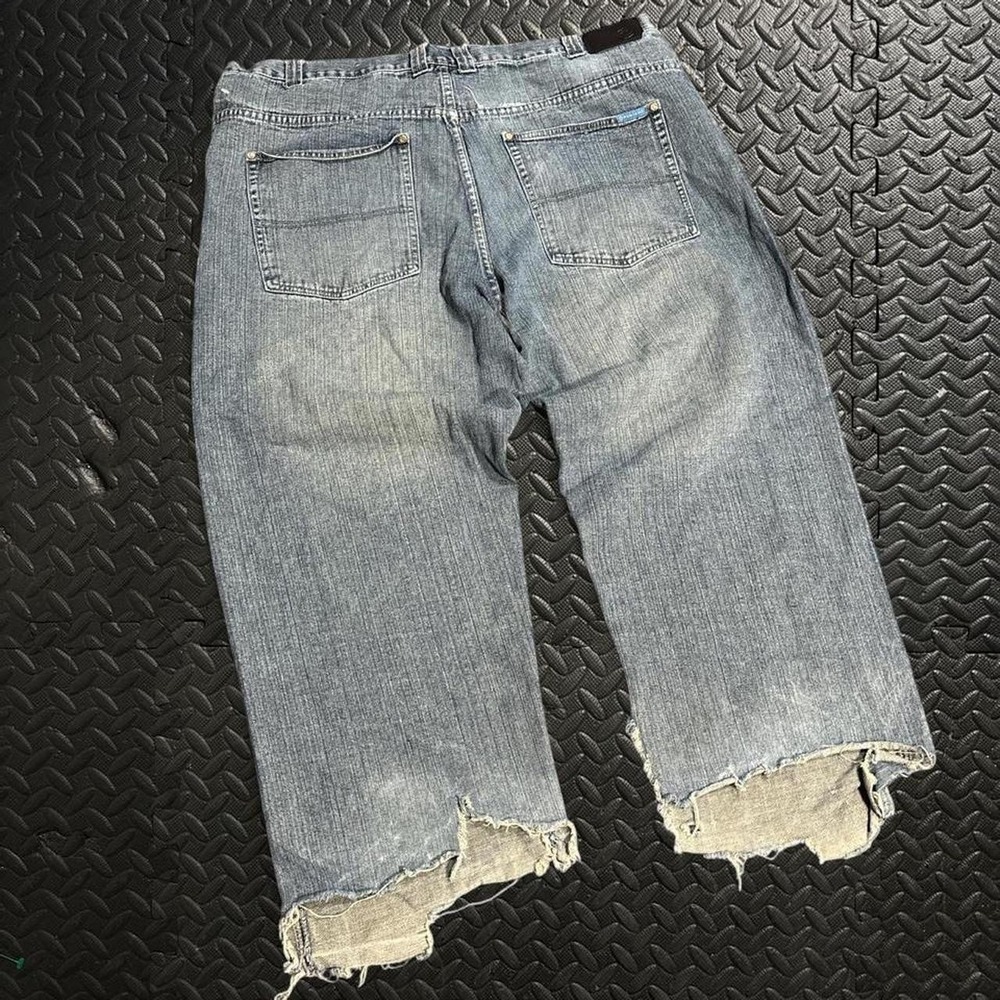 3 Percent baggy vinatge light blue denim jeans